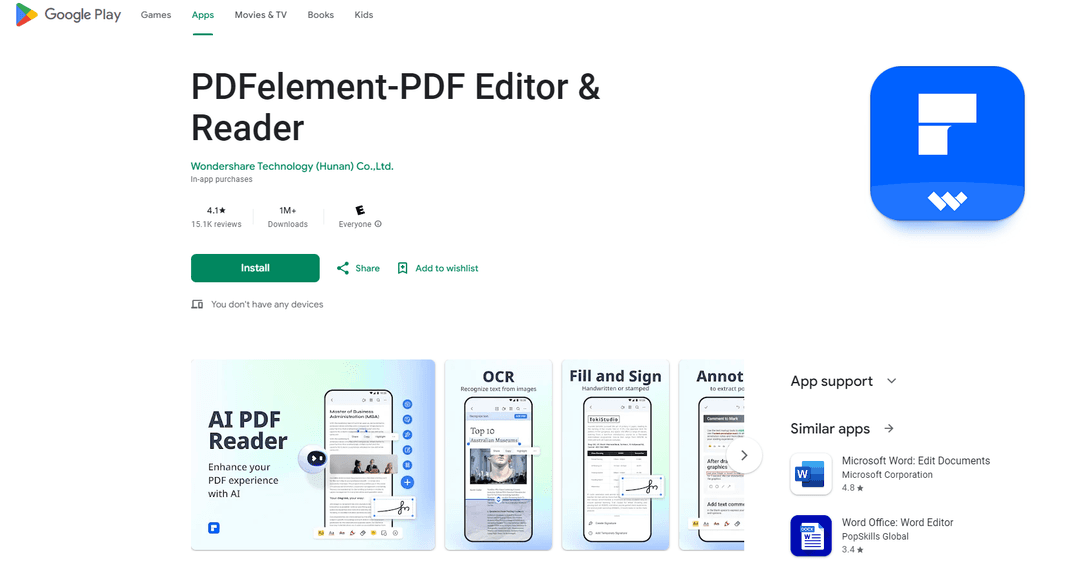 PDFelement - AI-Powered PDF Editor for Android
